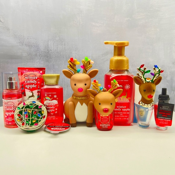 BBW 🦌 Winter Candy Apple + Reindeer 🦌11 pc gift set - Picture 3 of 8